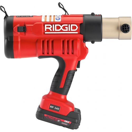  Ridgid GIDDS2-813276 RIDGID RP 340-B Press Tool Kit - 43358 Hydraulic Crimping Tool With ProPress Tool Jaws - PureFlow, MegaPress, Standard Series Jaws and Rings Compatible (Cordle
