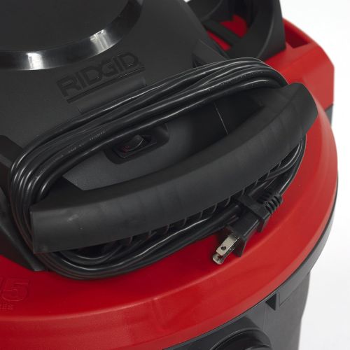  Ridgid RIDGID 50323 1200RV Wet Dry Vacuum, 12-Gallon Shop Vacuum with 5.0 Peak HP Motor, Casters, Pro Hose, Drain, Blower Port, Accessory Storage