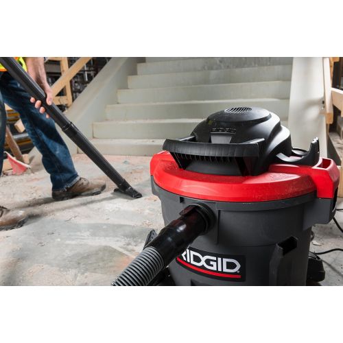  Ridgid RIDGID 50323 1200RV Wet Dry Vacuum, 12-Gallon Shop Vacuum with 5.0 Peak HP Motor, Casters, Pro Hose, Drain, Blower Port, Accessory Storage