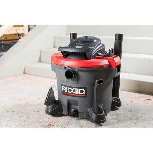  Ridgid RIDGID 50323 1200RV Wet Dry Vacuum, 12-Gallon Shop Vacuum with 5.0 Peak HP Motor, Casters, Pro Hose, Drain, Blower Port, Accessory Storage