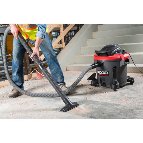  Ridgid RIDGID 50323 1200RV Wet Dry Vacuum, 12-Gallon Shop Vacuum with 5.0 Peak HP Motor, Casters, Pro Hose, Drain, Blower Port, Accessory Storage