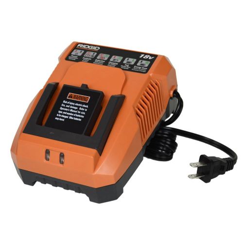  Ridgid R86091 18 Volt NiCd or Lithium Ion Dual Chemistry Cordless Tool Battery Charger (Bulk Packaged)