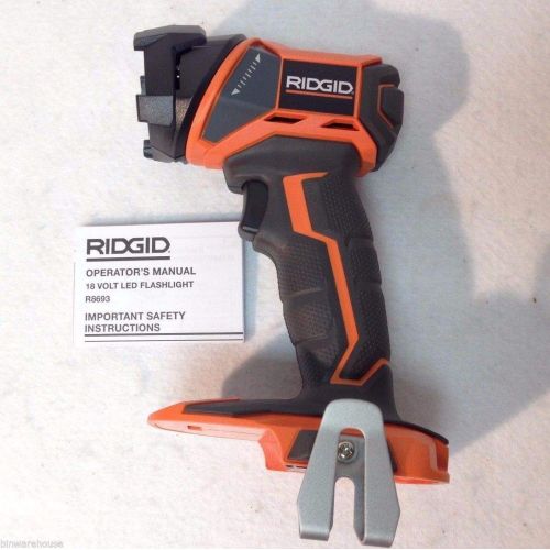  Ridgid 18-Volt Lithium-Ion Cordless 6-Tool Combo Kit with (2) Batteries, (1) 18-Volt Charger, and Contractors Bag