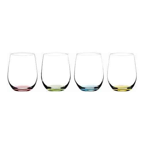  Riedel O Wine Tumbler Happy, Set of 4, Clear