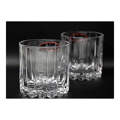  Riedel Personalized Crystal Rocks Glass Pair, Set of 2 Custom Engraved Rocks Glasses for Whiskey, Mixed Drinks and Cocktails on the Rocks, Home Bar Accessories