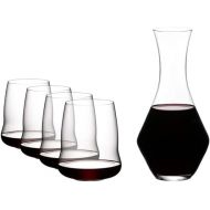 SL Stemless Wings Set 4 Glasses with Decanter