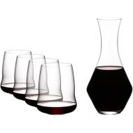 SL Stemless Wings Set 4 Glasses with Decanter