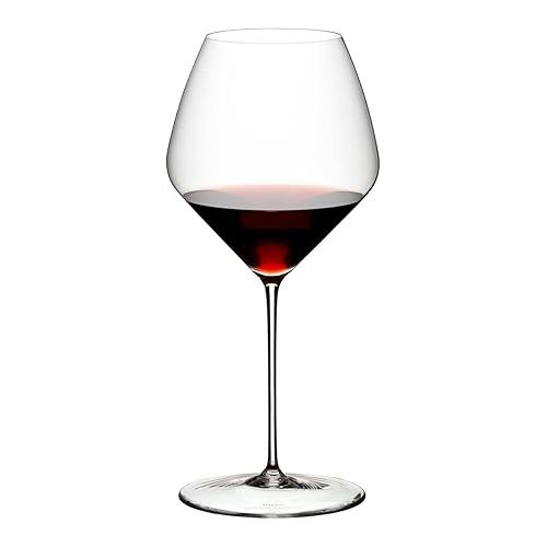  Riedel Veloce Pinot Noir/Nebbiolo Glasses (Set of 2) Bundle with Microfiber Polishing Cloth (2 Items)