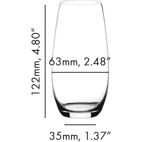  Riedel O Wine Tumbler Cabernet/Merlot, Set of 2 - ,Clear