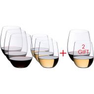 Riedel O Mixed Cabernet/ViognierTumbler, Set of 6 Plus 2 Bonus Glasses
