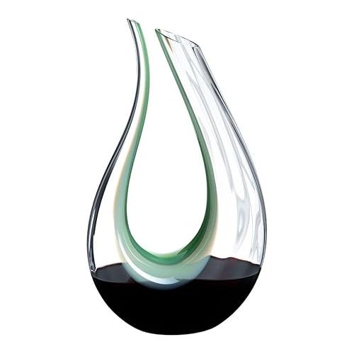  Riedel Amadeo Phyllon Decanter, Handmade Crystal Construction and One Bottle Wine Capacity