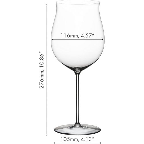  Riedel Superleggero Burgundy Grand Cru Glass, Clear