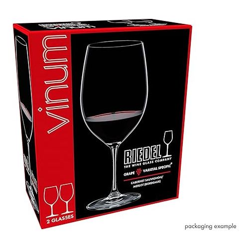  Riedel VINUM Bordeaux Glasses, Set of 2