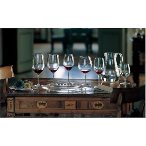  Riedel Vinum Bordeaux Grand Cru Glasses (4-Pack) with Polishing Cloth Bundle (3 Items)