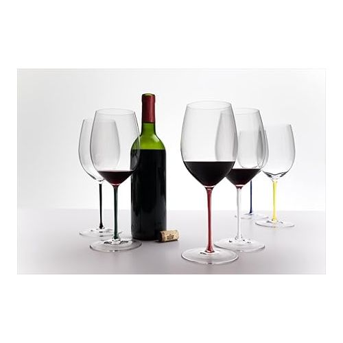  Riedel Fatto A Mano Cabernet Wine Glass, Red