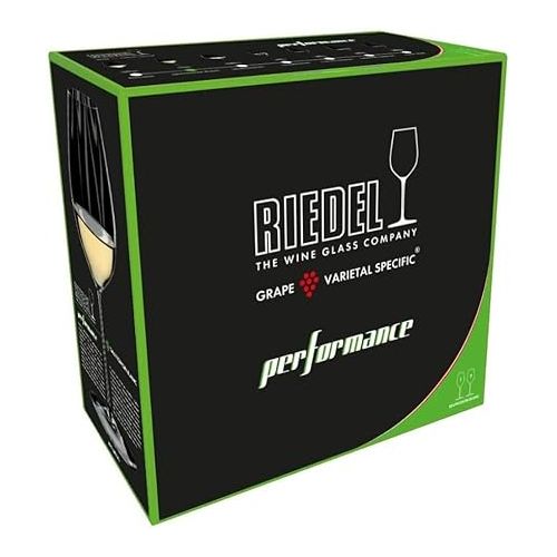  Riedel Performance Pinot Noir Wine Glass (2-Pack) with Large Microfiber Polishing Cloth Bundle (2 Items)