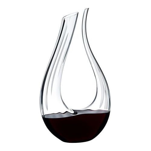  Riedel Amadeo Magnum Optic Decanter, Handmade Crystal Construction and One Magnum Bottle Wine Capacity