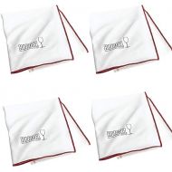 Riedel White Crystal Microfiber Cleaning Cloth Wipe, Set of 4
