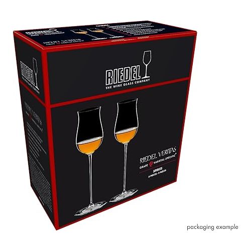  Riedel Veritas Spirits Glass, 2 Count (Pack of 1), Clear