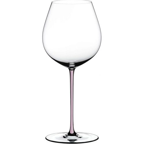  Riedel Fatto A Mano Old World Pinot Noir Glass, Single, Pink