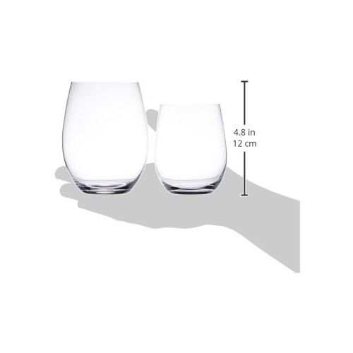  [아마존베스트]Riedel O Wine Tumbler Cabernet/Merlot and Viognier/Chardonnay, Set of 4, Clear -