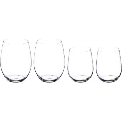  [아마존베스트]Riedel O Wine Tumbler Cabernet/Merlot and Viognier/Chardonnay, Set of 4, Clear -