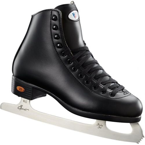  Riedell Skates - 10 Opal - Recreational Youth Ice Skates with Stainless Steel Spiral Blade for Boys