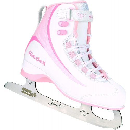  Riedell Skates - Soar Youth Ice Skates - Recreational Soft Beginner Kids Figure Ice Skates