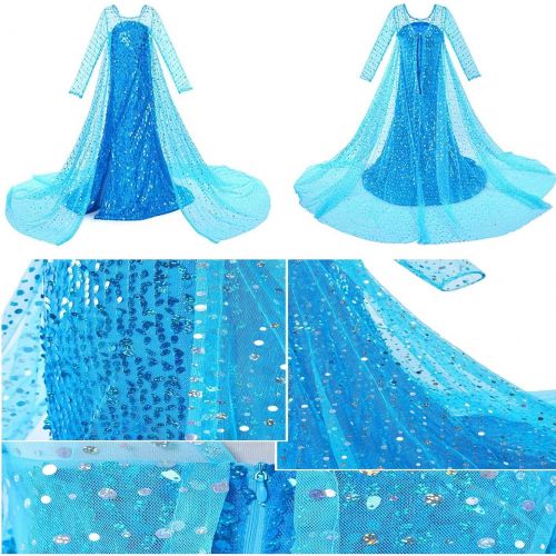  Riekinc Little Girls Costumes Princess Fancy Dress Girls Dress Up Costume