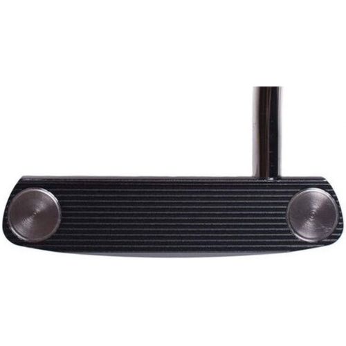  Rife Golf Right Handed Black Two Bar Mallet Putter Patented Roll Groove Technology with Adjustable Weight System. Heel Shaft with Double Bend Makes It Perfect for Lining up Your Pu