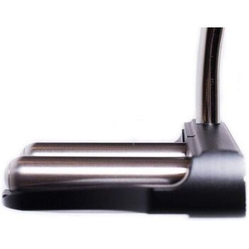  Rife Golf Right Handed Black Two Bar Mallet Putter Patented Roll Groove Technology with Adjustable Weight System. Heel Shaft with Double Bend Makes It Perfect for Lining up Your Pu