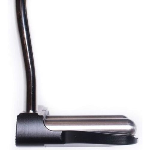  Rife Golf Right Handed Black Two Bar Mallet Putter Patented Roll Groove Technology with Adjustable Weight System. Heel Shaft with Double Bend Makes It Perfect for Lining up Your Pu