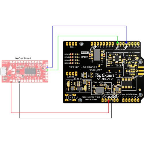  Rig Expert RigExpert AA-30.ZERO  DIY HF Antenna Analyzer (0.06 TO 30 MHZ)