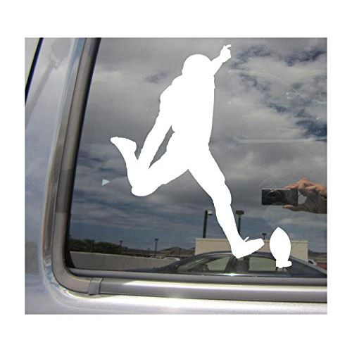  Right Now Decals - Kicker Kickoff - Placekicker Touchdown Celebration American Canadian Football - Cars Trucks Moped Helmet Hard Hat Auto Automotive Craft Laptop Vinyl Decal Window