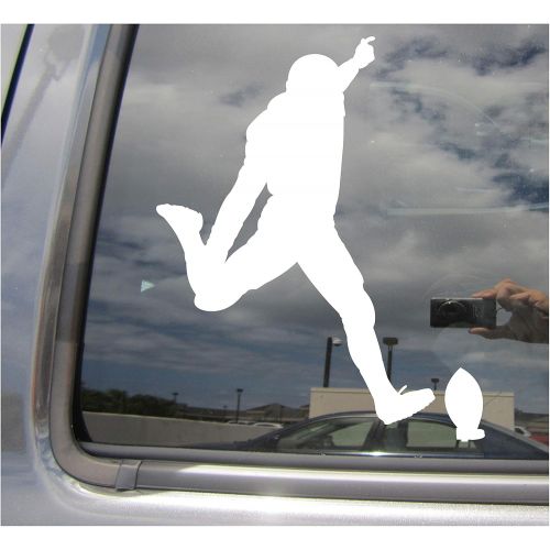  Right Now Decals - Kicker Kickoff - Placekicker Touchdown Celebration American Canadian Football - Cars Trucks Moped Helmet Hard Hat Auto Automotive Craft Laptop Vinyl Decal Window