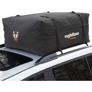 Rightline Gear 100R20 Range 2 Weatherproof Rooftop Cargo Carrier for Top of Vehicle, Attaches With or Without Roof Rack, 15 Cubic Feet, 40 x 36 x 18 inches, Black