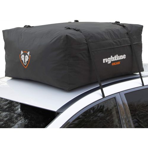  Rightline Gear Range 2 Car Top Carrier, 15 cu ft, Weatherproof +, Attaches With or Without Roof Rack