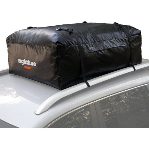  Rightline Gear Ace 2 Car Top Carrier, 15 cu ft, Weatherproof, Attaches With or Without Roof Rack, Black, (100A20)