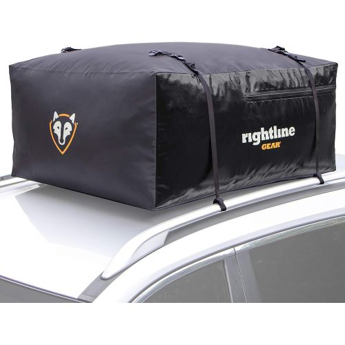  Rightline Gear Sport 2 Car Top Carrier, 15 cu ft, 100% Waterproof, Attaches With or Without Roof Rack