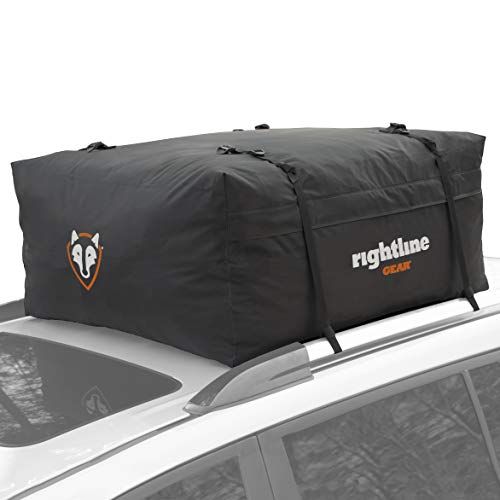  Rightline Gear Range 2 Car Top Carrier, 15 cu ft, Weatherproof +, Attaches With or Without Roof Rack