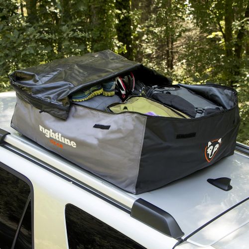  Rightline Gear 100S30 Sport 3 Car Top Carrier, 18 cu ft, Waterproof, Attaches With or Without Roof Rack