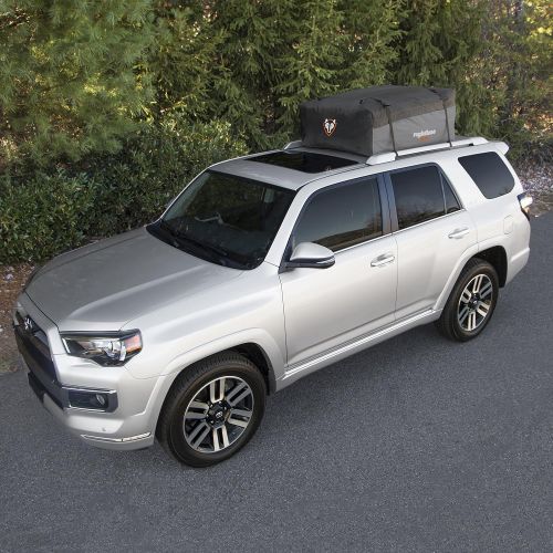  Rightline Gear 100S30 Sport 3 Car Top Carrier, 18 cu ft, Waterproof, Attaches With or Without Roof Rack