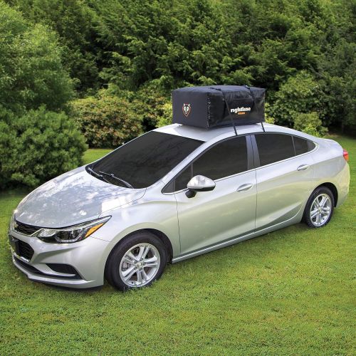  Rightline Gear 100S30 Sport 3 Car Top Carrier, 18 cu ft, Waterproof, Attaches With or Without Roof Rack