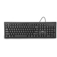 [아마존베스트]Rii RK907 Ultra-Slim Compact USB Wired Keyboard for Mac and PC,Windows 10/8 / 7 / Vista/XP (Black)