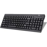 [아마존베스트]Rii RK901 Wireless Keyboard,Ultra-Slim Full Size 2.4G Wireless Keyboard with Numeric Keypad for Computer,Desktop,Laptop,PC,Raspberry pi,Windows XP/7/8/10 (Black)