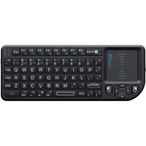  [아마존베스트]Rii 2.4G Mini Wireless Keyboard with Touchpad Mouse,Lightweight Portable Wireless Keyboard Controller with USB Receiver Remote Control for Windows/ Mac/ Android/ PC/Tablets/ TV/Xbo