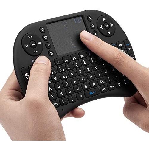  [아마존베스트]Rii Mini Wireless Keyboard with Touchpad (I8+X8)