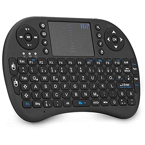  [아마존베스트]Rii Mini Wireless Keyboard with Touchpad (I8+X8)