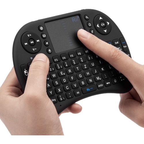  [아마존베스트]Rii Mini Wireless Keyboard with Touchpad (I8+X8)