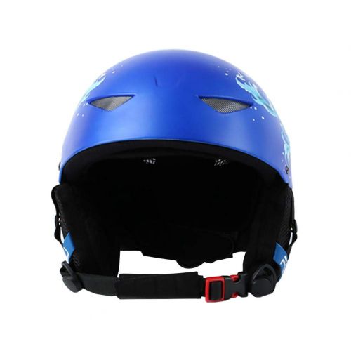  Rikey Outdoor Skihelm, Single Double Board Skating Reiten Kopfschutz Sportausruestung fuer Kinder